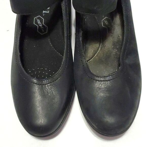 Cobb Hill by New Balance Black Leather Comfort Walking Work Platform Shoes - Picture 3 of 14